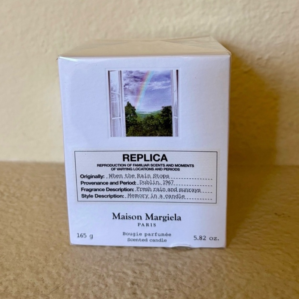 Maison Margiela Replica When The Rain Stops Scented Candle 5.8 oz (165g) Sealed
